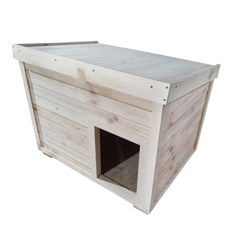 Дерев“яна будка “Роджер“ для собак Аллабая, Вівчарки, Хаскі (120*90*90 см) - без покрівлі та фарбування