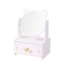 Міні-шафа з дзеркалом, настільний органайзер для косметики з однією шухлядою, органайзер для прикрас
