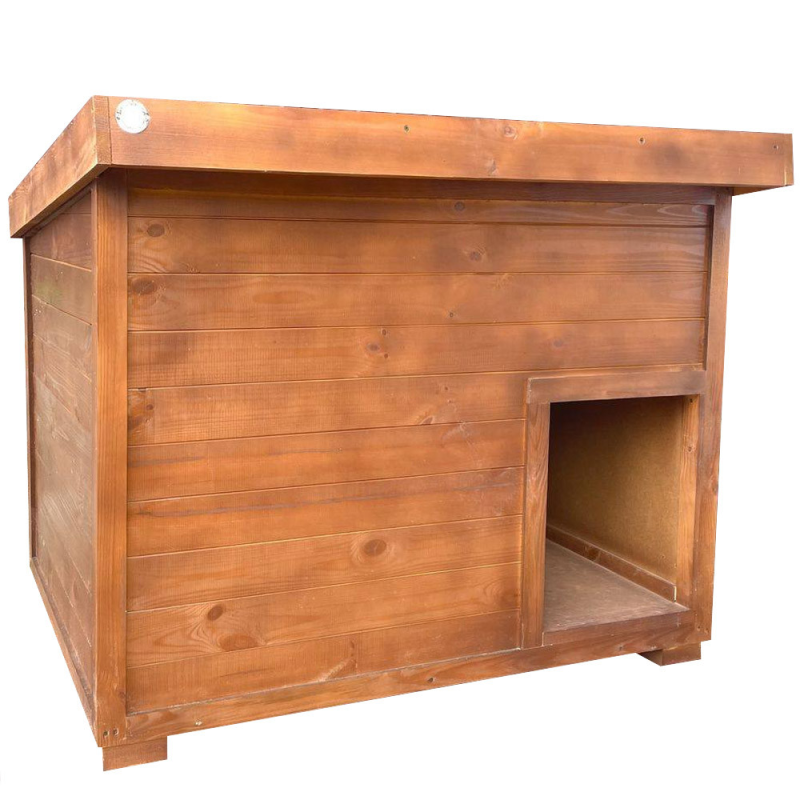 Дерев“яна будка утеплена “Лагос“ для собак великих порід Овчарки, Алабая, Хаскі (120*90*90 см)